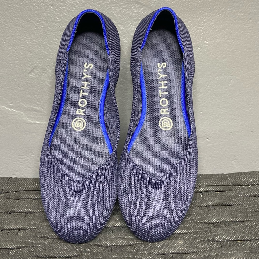 Rothy’s The Flat Navy SZ 8
